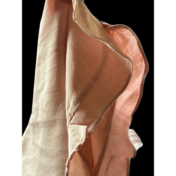 Elastic Waist Ruffled Hem Pink Shorts with Pockets Size 18/20 - Picture 10 of 10